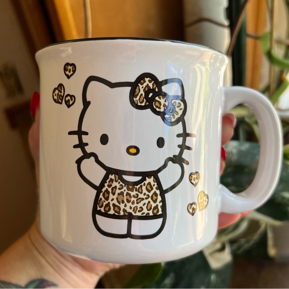 NWT Hello Kitty Leopard Print Mug / Sanrio - Picture 3 of 3